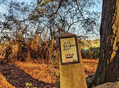 Wegweiser beim Wandern