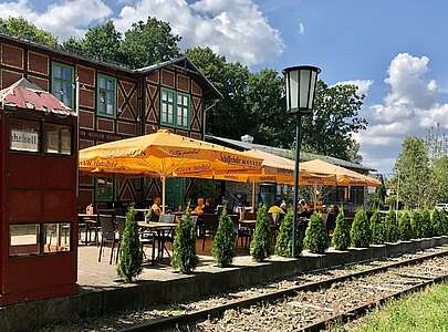 Der alte Bahnhof an der Stillen Pauline 