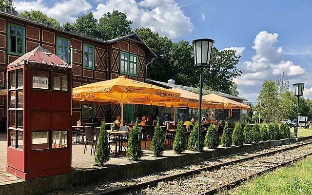 Der alte Bahnhof an der Stillen Pauline 