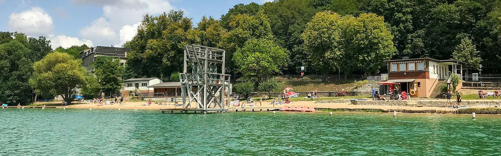 Strandbad Buckow,
        
    

        Foto: TMB-Fotoarchiv/Steffen Lehmann