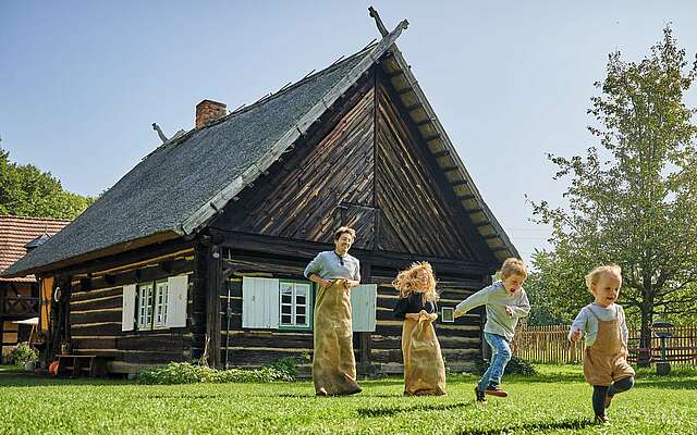 Sackhüpfen im Spreewald