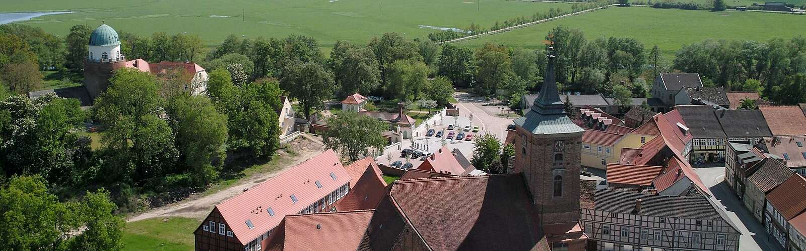 Blick über Altstadt und Burg Lenzen,
        
    

        
        
            Foto: Erik-Jan Ouwerkerk