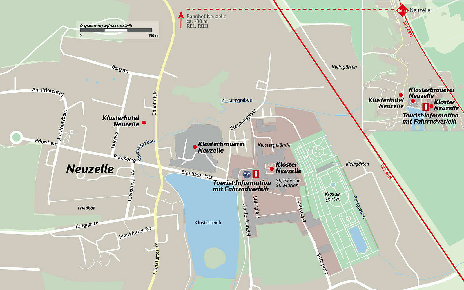 DB-Reformationsausflüge Karte Neuzelle