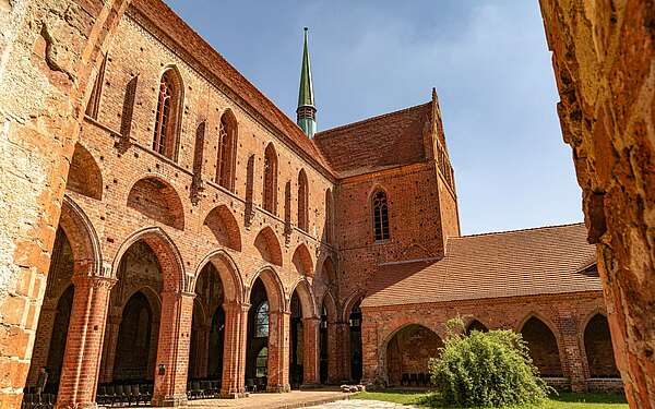 Innenhof des Klosters Chorin