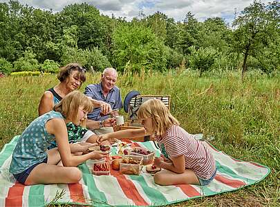 Picknick auf der Streuobstwiese