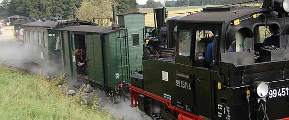 Nostalgie unter Volldampf im Eisenbahnromantikhotel