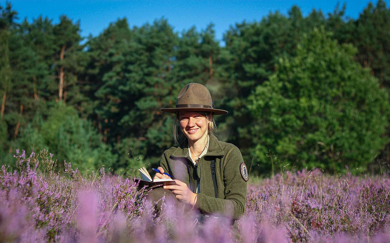 Rangerin in der Retzower Heide