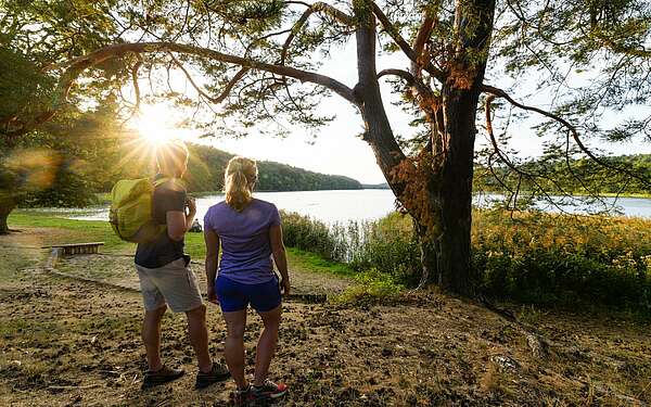 Wanderer am Roofensee