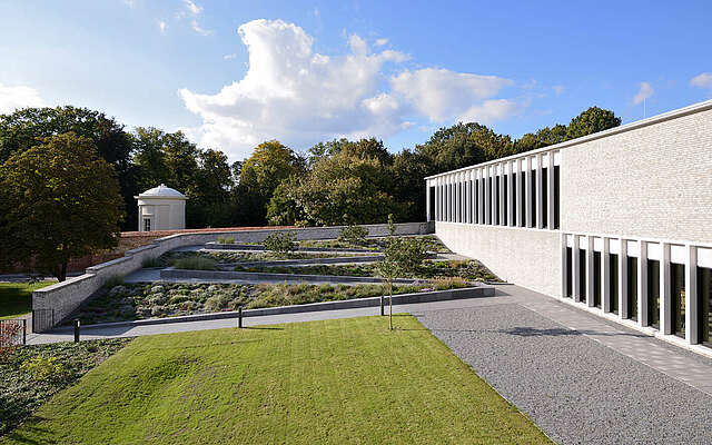 Neuanbau des Museums Neuruppin mit Rundtempel