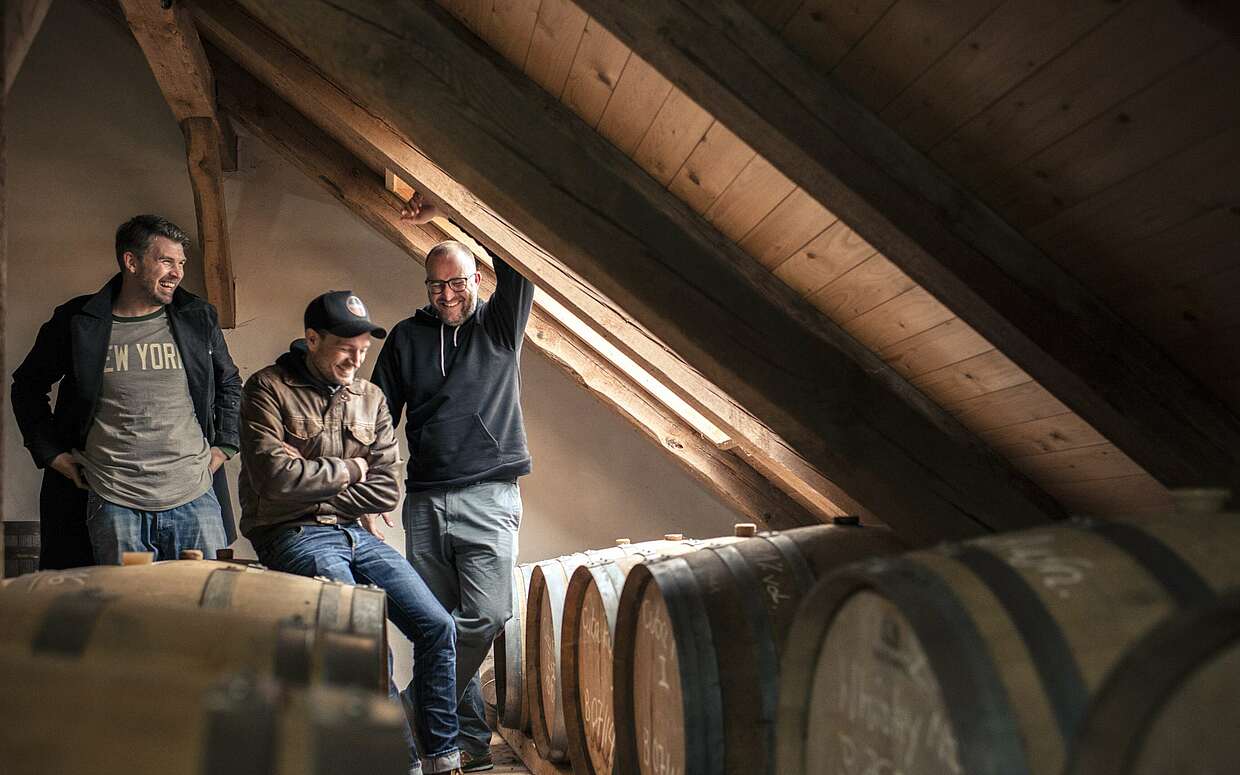 Die Gründer der Spreewood Distillers in Schlepzig