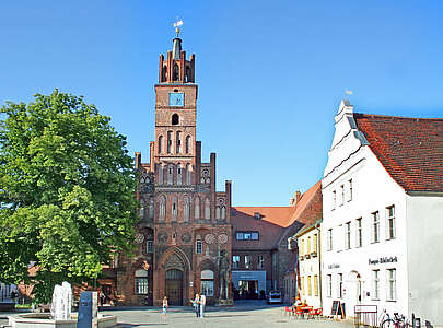 Altstädtischer Markt mit Roland Brandenburg an der Havel