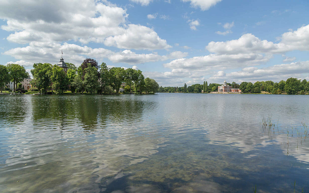 Blick über den Heiligen See zum Marmorpalais