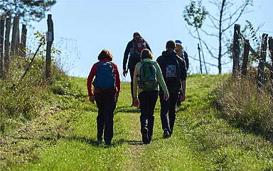 Wanderer im Naturpark Stechlin-Ruppiner Land