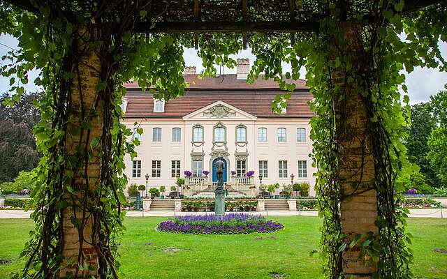 Blick zum Schloss Branitz