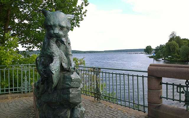 Havelblick vor der Gaststätte Baumgartenbrück in Geltow 