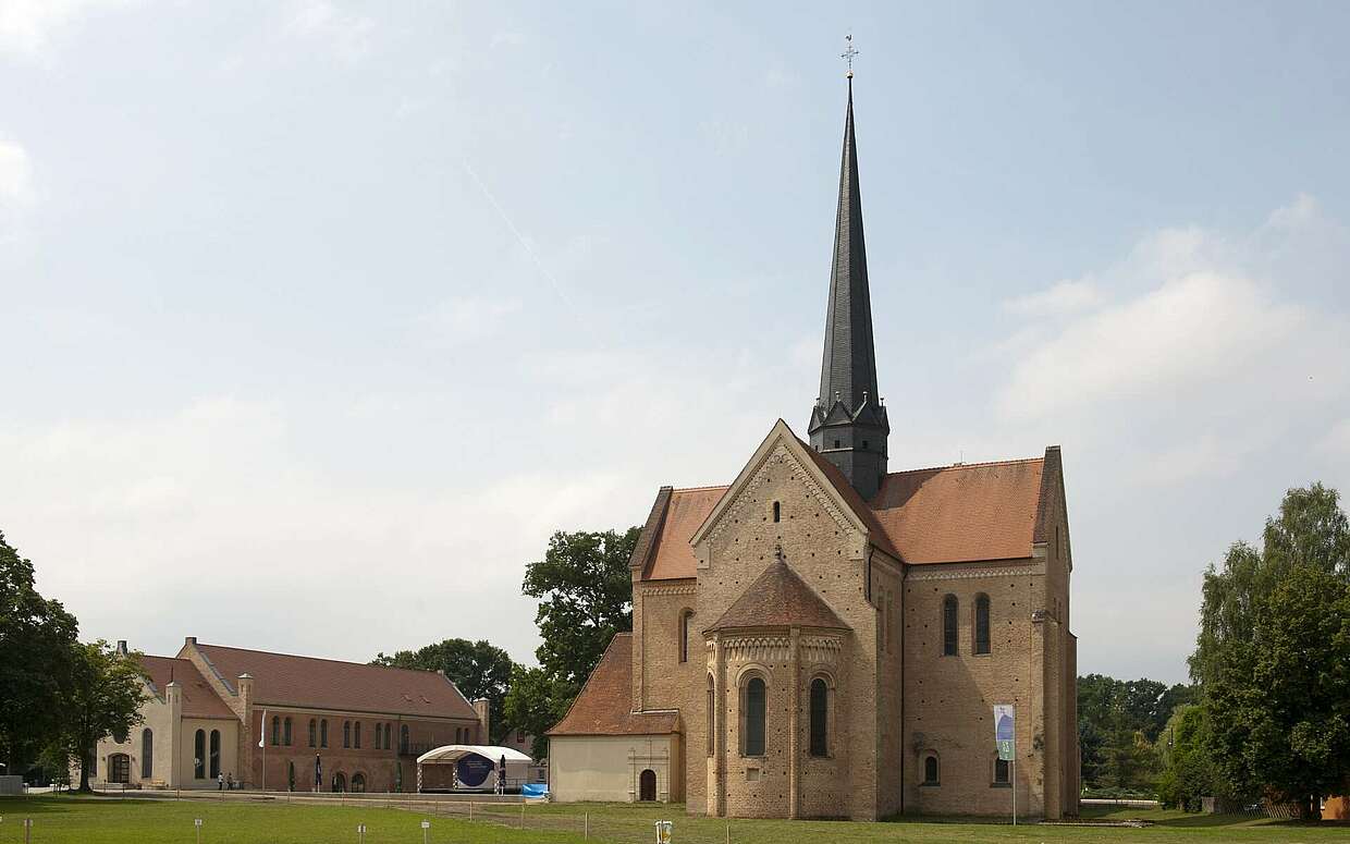 Blick auf die Klosterkirche Doberlug