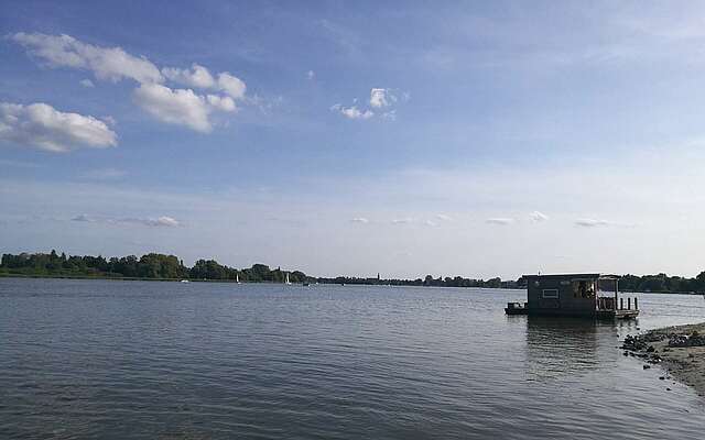 Floß auf dem Beetzsee