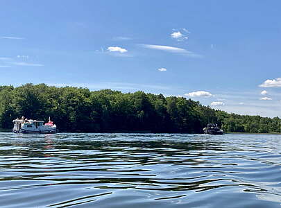 Hausboote auf dem Tietzowsee