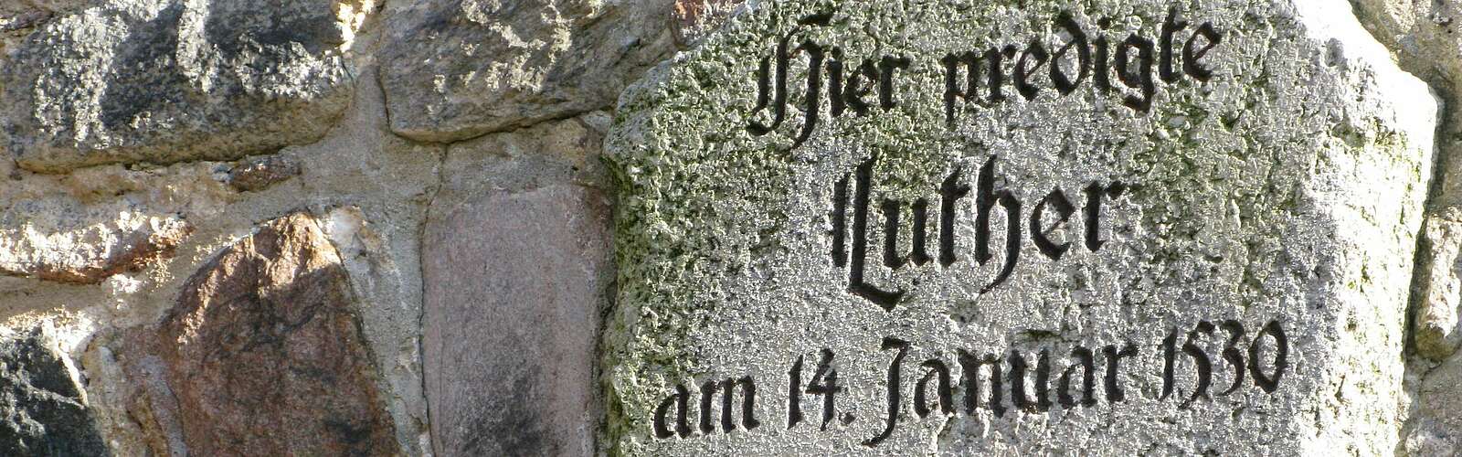 Lutherstein in Bad Belzig,
        
    

        Foto: TMB-Fotoarchiv/Lars Franke