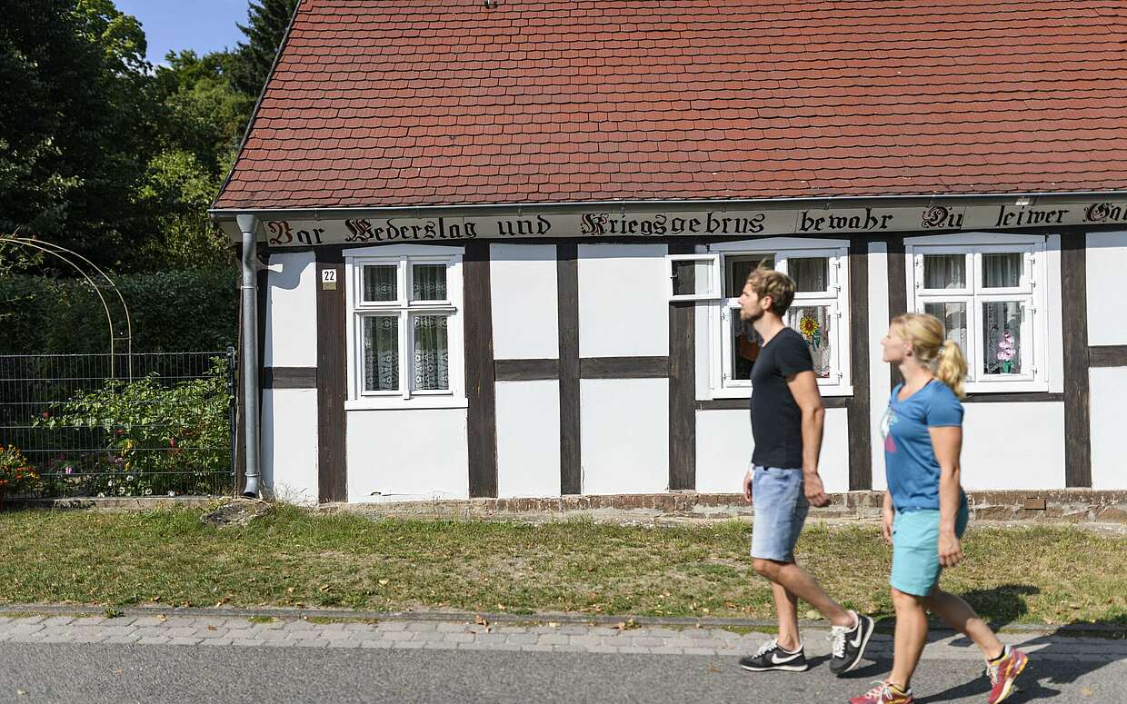 Spaziergang durch das autofreie Neuglobsow