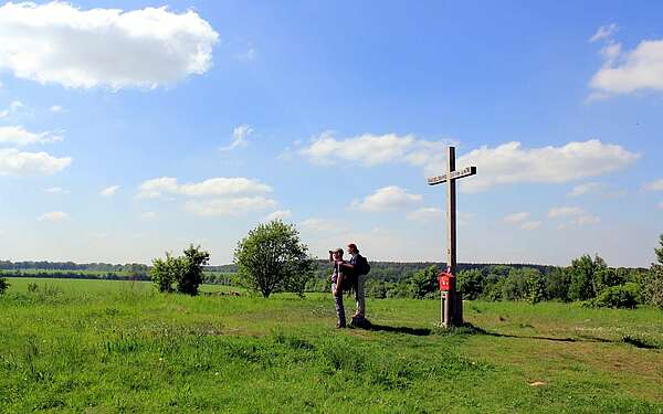 Gipfelkreuz auf dem Hagelberg