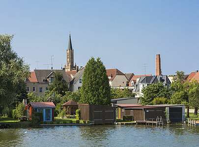 Blick auf Fürstenberg/Havel