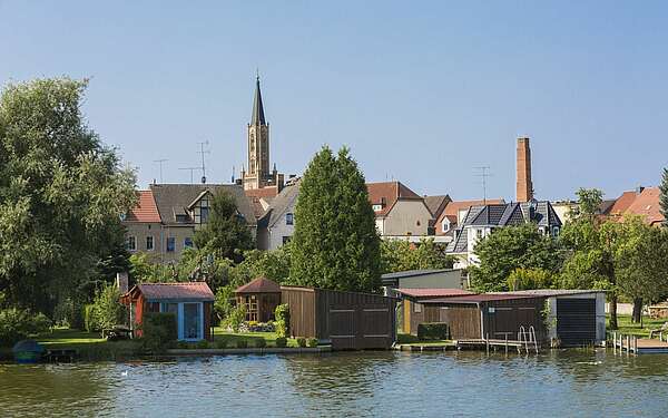 Blick auf Fürstenberg/Havel