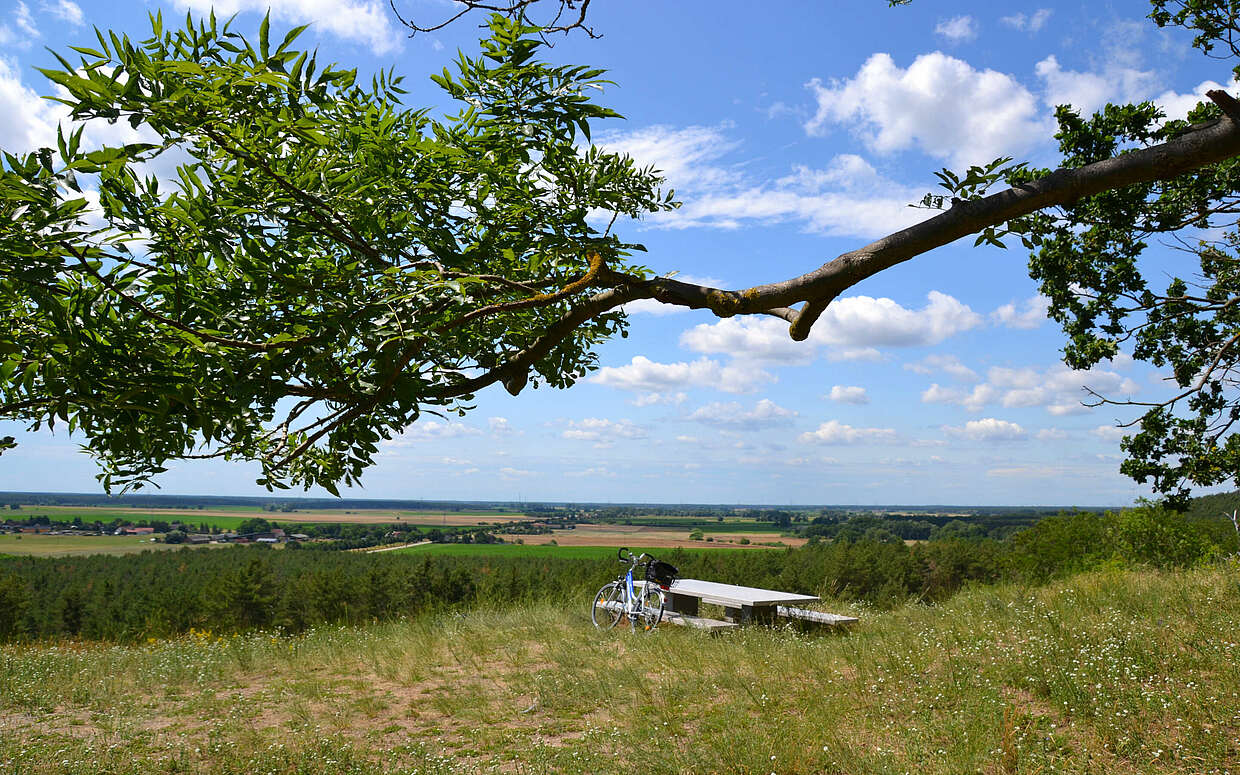 Blick vom Milower Berg (86 m) ins Havelland
