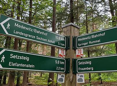 Findlingswanderweg im Hohen Fläming
