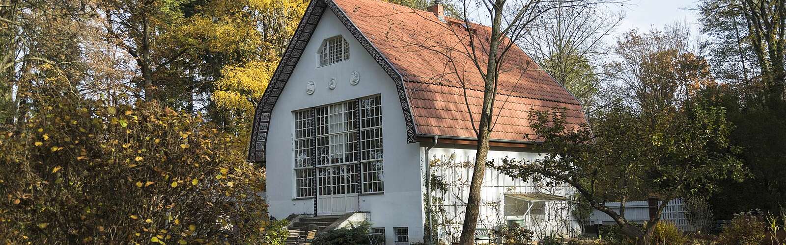 Außenansicht vom Brecht-Weigel-Haus,
        
    

        Foto: TMB-Fotoarchiv/Steffen Lehmann