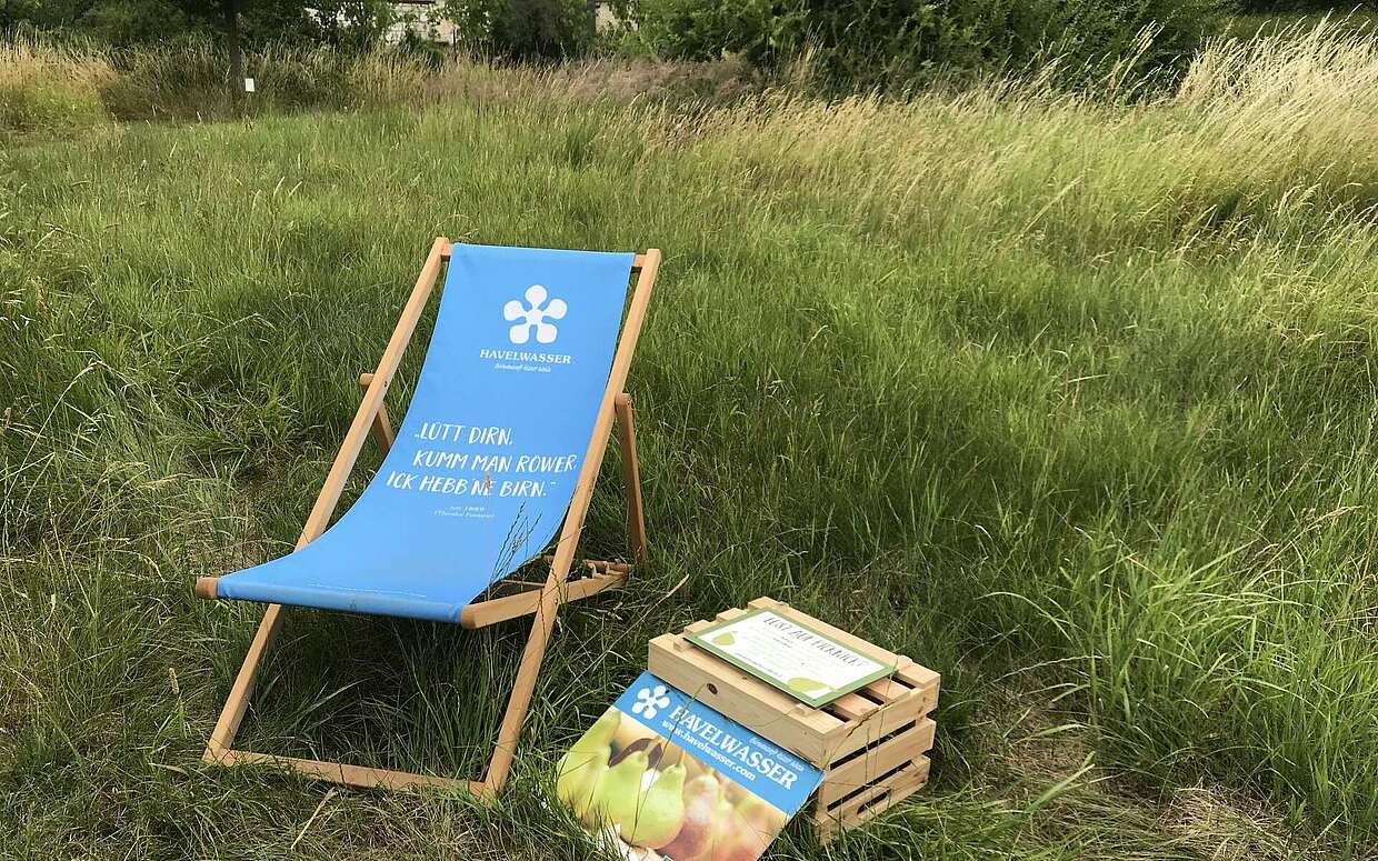 Kleine Auszeit im Birnengarten von Ribbeck