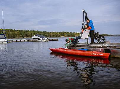 Barrierefreie Paddeltour