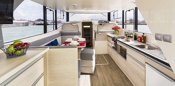 Le Boat Modell Horizon 1 Innenansicht