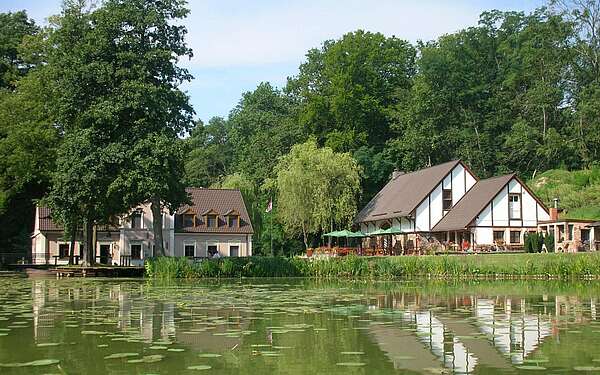 Blick auf das Gut Klostermühle