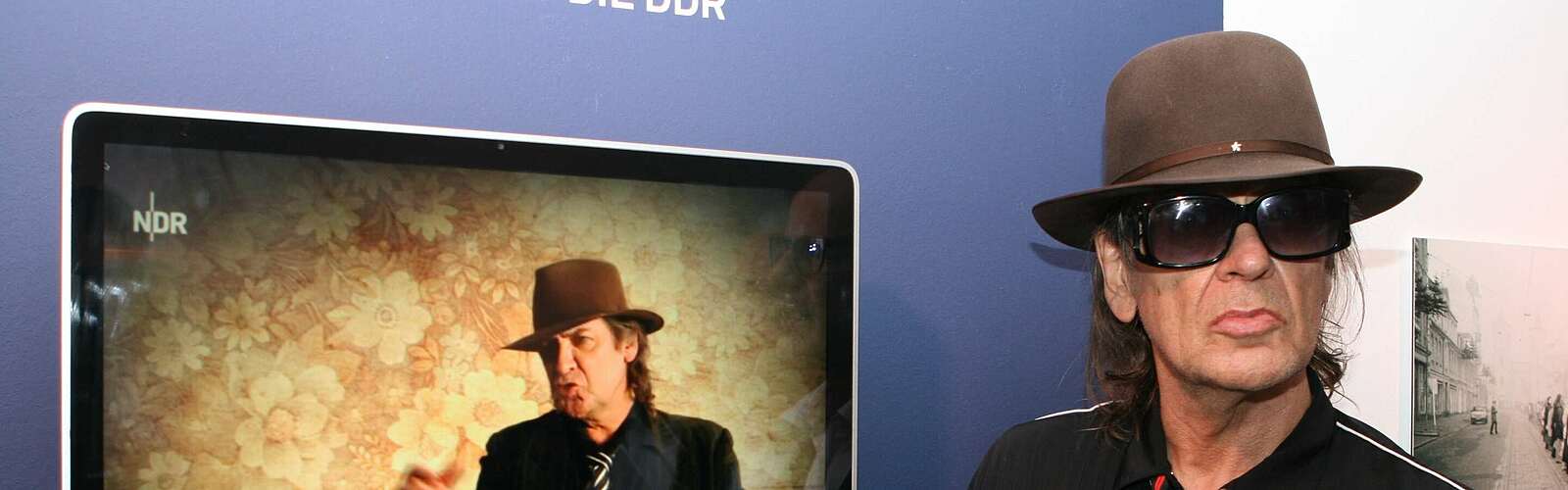 Udo Lindenberg bei der Eröffnung seiner Ausstellung,
        
    

        Foto: TMB-Fotoarchiv/Steffen Lehmann