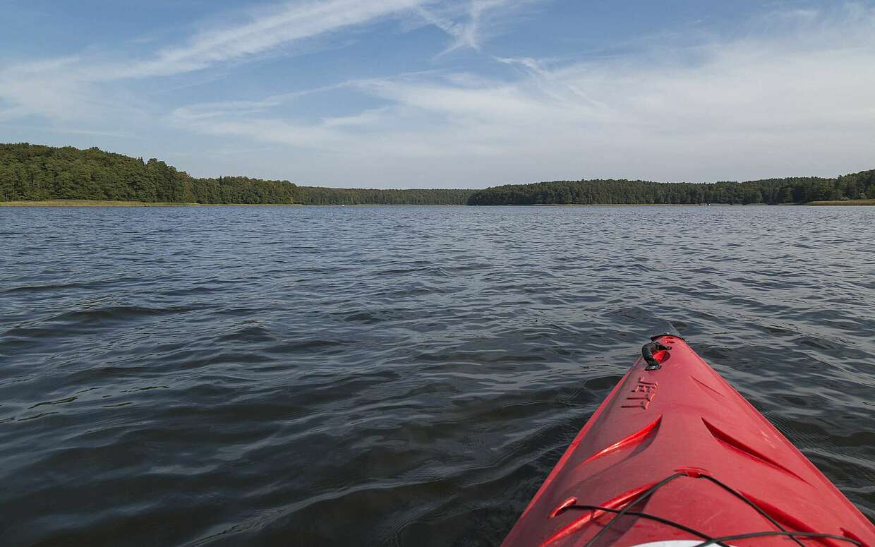 Kanu auf dem Zermützelsee