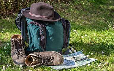 Wandern ohne Gepäck