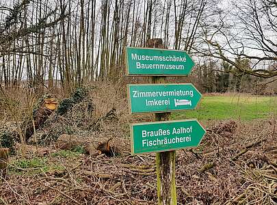 Wegweiser in Blankensee