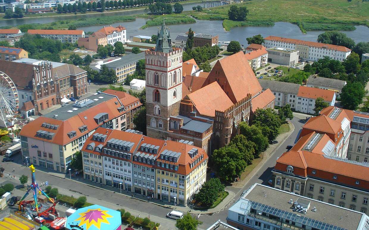 Luftbild von Frankfurt Oder 