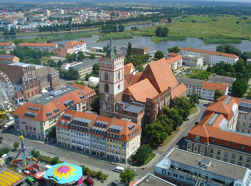 Luftbild von Frankfurt Oder 