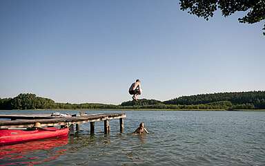 Badesee in der Uckermark