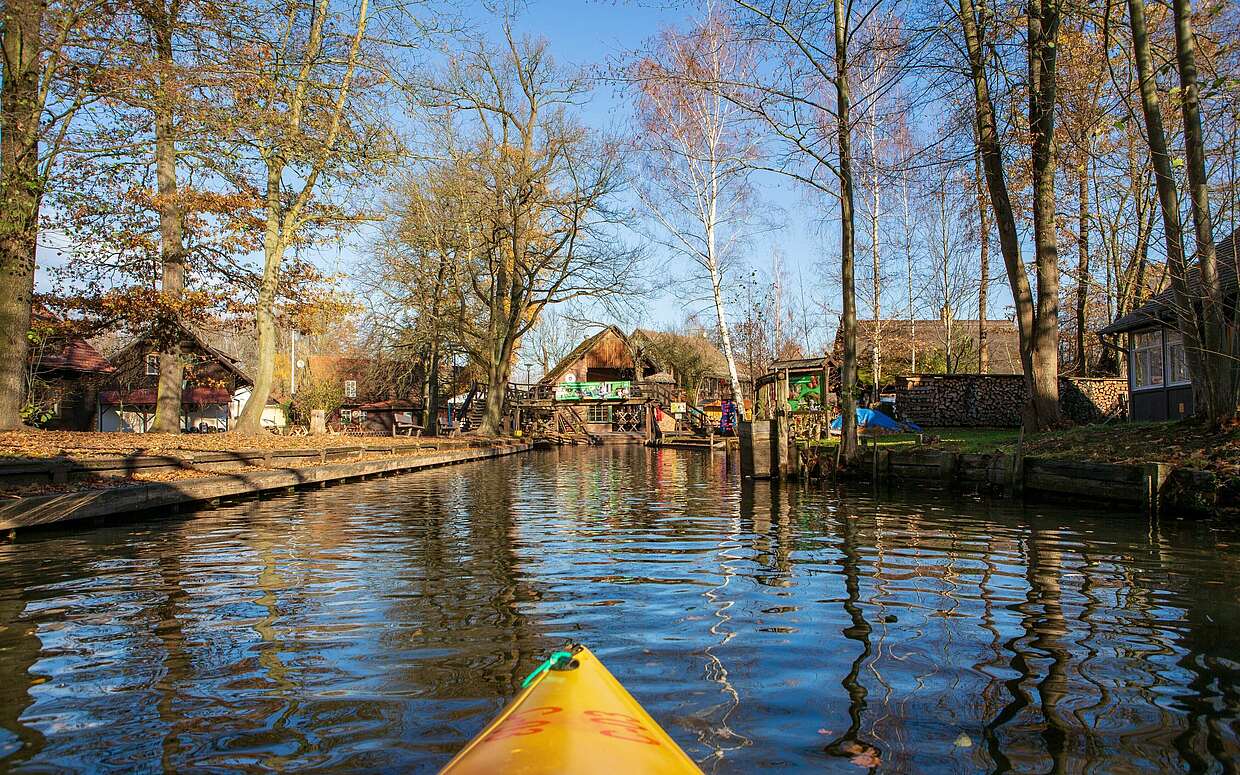 Kanutour in Lehde