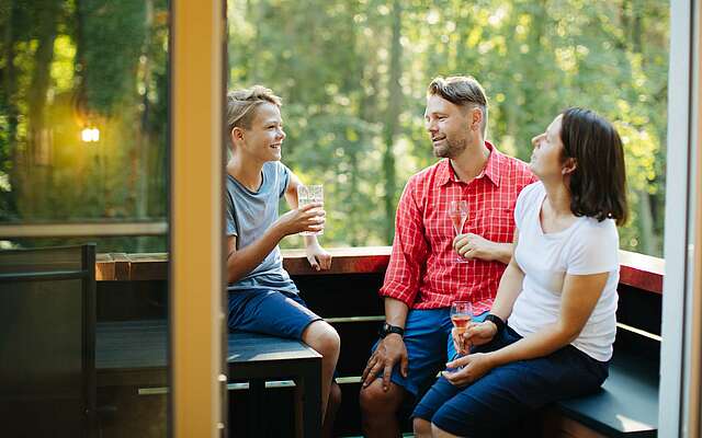 Familie im Hotel "Zur Waldhufe"