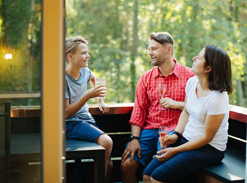 Familie im Hotel "Zur Waldhufe"