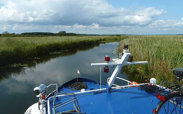 Schifffahrt durch den Uckerkanal