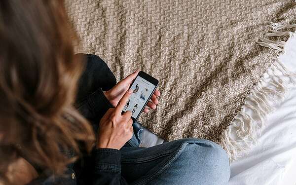 Online Shopping mit dem Smartphone