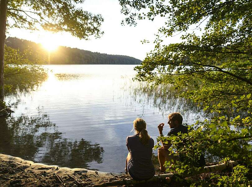 Wanderer am Roofensee