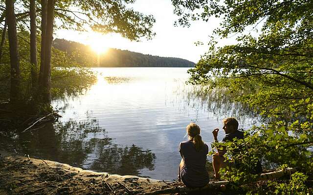 Wanderer am Roofensee