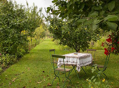 Bauerngarten der Familie Andres