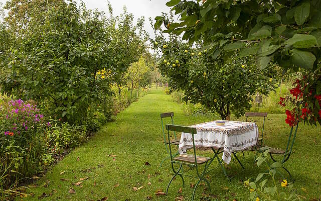 Bauerngarten der Familie Andres